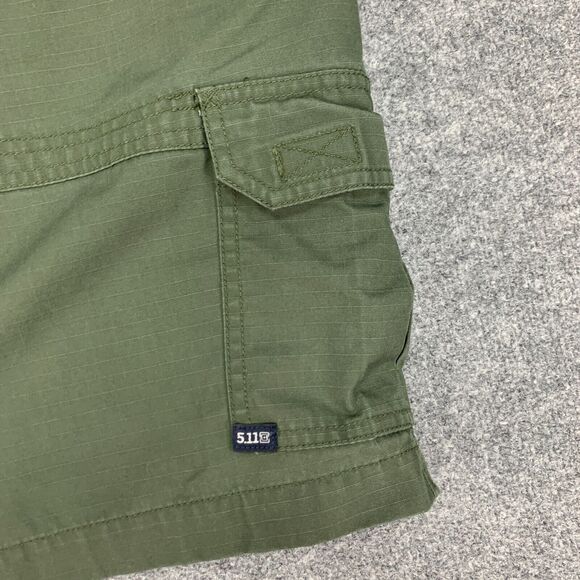 5.11 Tactical Short Men 40 TDU Green Ripstop Taclite PRO Utility Pockets Outdoor - Picture 8 of 14